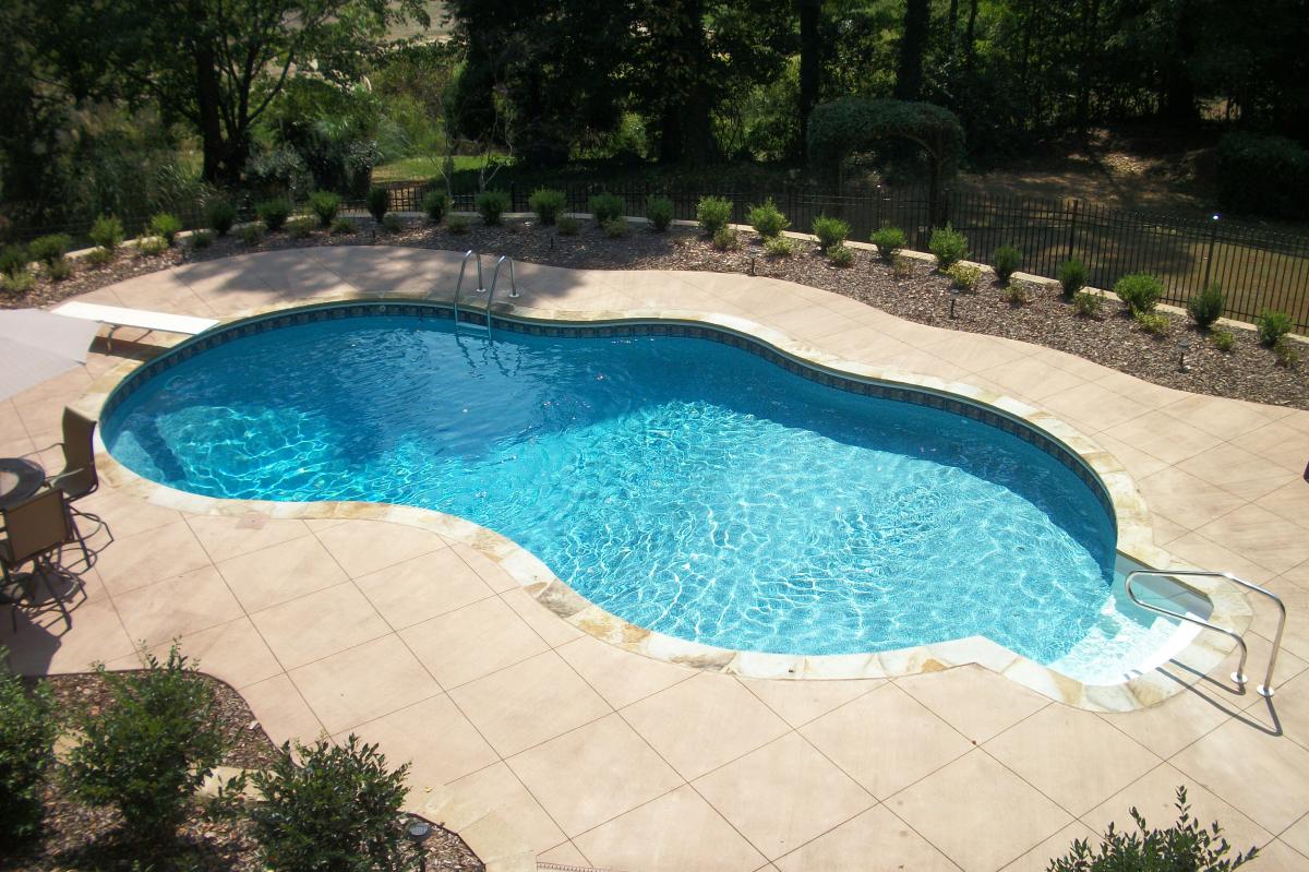 Freeform Pool Gallery Brown's Pools & Spas Inc. Atlanta, Marietta